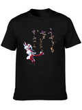 Anime Character Black T-Shirt