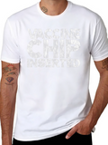 Vaccine Chip Inserted Graphic T-Shirt