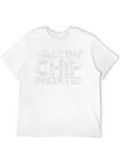 Vaccine Chip Inserted Graphic T-Shirt