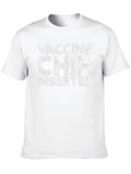 Vaccine Chip Inserted Graphic T-Shirt