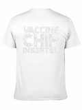 Vaccine Chip Inserted Graphic T-Shirt
