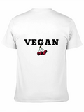 Vegan Cherry Graphic T-Shirt