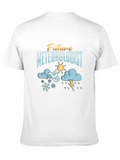 Future Meteorologist Black Graphic Tee