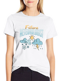 Future Meteorologist Black Graphic Tee