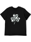 St. Patricks Day Shamrock T-Shirt - Black