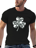 St. Patricks Day Shamrock T-Shirt - Black
