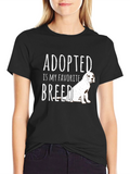 Adopted Dog Breed T-Shirt