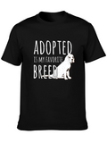Adopted Dog Breed T-Shirt