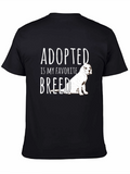 Adopted Dog Breed T-Shirt