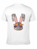 Cool Easter Bunny T-Shirt with Sunglasses - Distressed