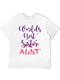 Worlds Best Aunt T-Shirt - Funny Gift