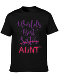 Worlds Best Aunt T-Shirt - Funny Gift