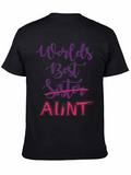 Worlds Best Aunt T-Shirt - Funny Gift