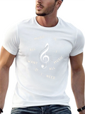 Music is All I Need Black T-Shirt