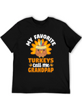 My Favorite Turkeys Call Me Grandpap T-Shirt