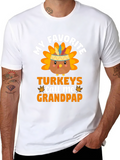 My Favorite Turkeys Call Me Grandpap T-Shirt