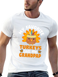 My Favorite Turkeys Call Me Grandpap T-Shirt