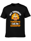 My Favorite Turkeys Call Me Grandpap T-Shirt