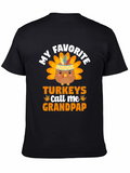 My Favorite Turkeys Call Me Grandpap T-Shirt