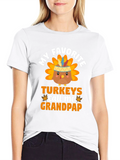 My Favorite Turkeys Call Me Grandpap T-Shirt