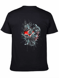 Shattered Logo Graphic Black T-Shirt