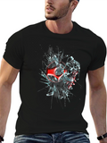 Shattered Logo Graphic Black T-Shirt