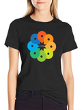 Love Geolocation Flower T-Shirt