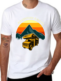 Adventure Awaits Camper Van Graphic T-Shirt