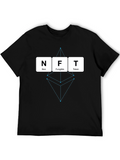NFT Crypto Black T-Shirt - Non Fungible Token Design