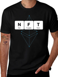 NFT Crypto Black T-Shirt - Non Fungible Token Design
