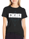 NFT Crypto Black T-Shirt - Non Fungible Token Design