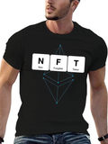 NFT Crypto Black T-Shirt - Non Fungible Token Design