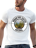 Organ Pipe Cactus Arizona Black T-Shirt