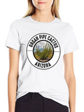 Organ Pipe Cactus Arizona Black T-Shirt