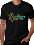 Retro Style Black Graphic Tee