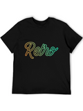 Retro Style Black Graphic Tee