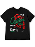 Merry Christmas T-Shirt Davis Family Holiday Tee