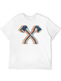 Retro Crossed Axes T-Shirt - Lumberjack Style