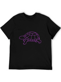 Cool Turtle Graphic Tee - Trendy Black T-Shirt