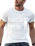 Metal Detecting Therapy Graphic Tee