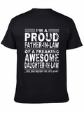 Proud Father-in-Law Graphic T-Shirt