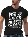 Proud Father-in-Law Graphic T-Shirt
