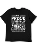 Proud Father-in-Law Graphic T-Shirt