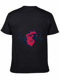 Feel The Beat Heartbeat T-Shirt - Black