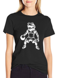 Frog Basketball Graphic T-Shirt - Funny Sports Tee