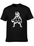 Frog Basketball Graphic T-Shirt - Funny Sports Tee