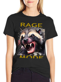 Rage Mode Badger Graphic T-Shirt