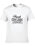 Proud Organ Donor Black T-Shirt
