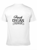 Proud Organ Donor Black T-Shirt