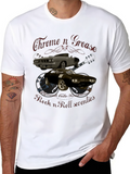 Chrome n Grease Rock n Roll T-Shirt